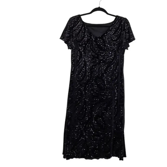 Black‎ Embellished Formal Dress Small (Sm) - Picture 1 of 10